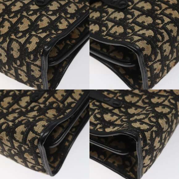 DIOR Trotter Canvas Hand Bag Navy - Picture 10 of 13